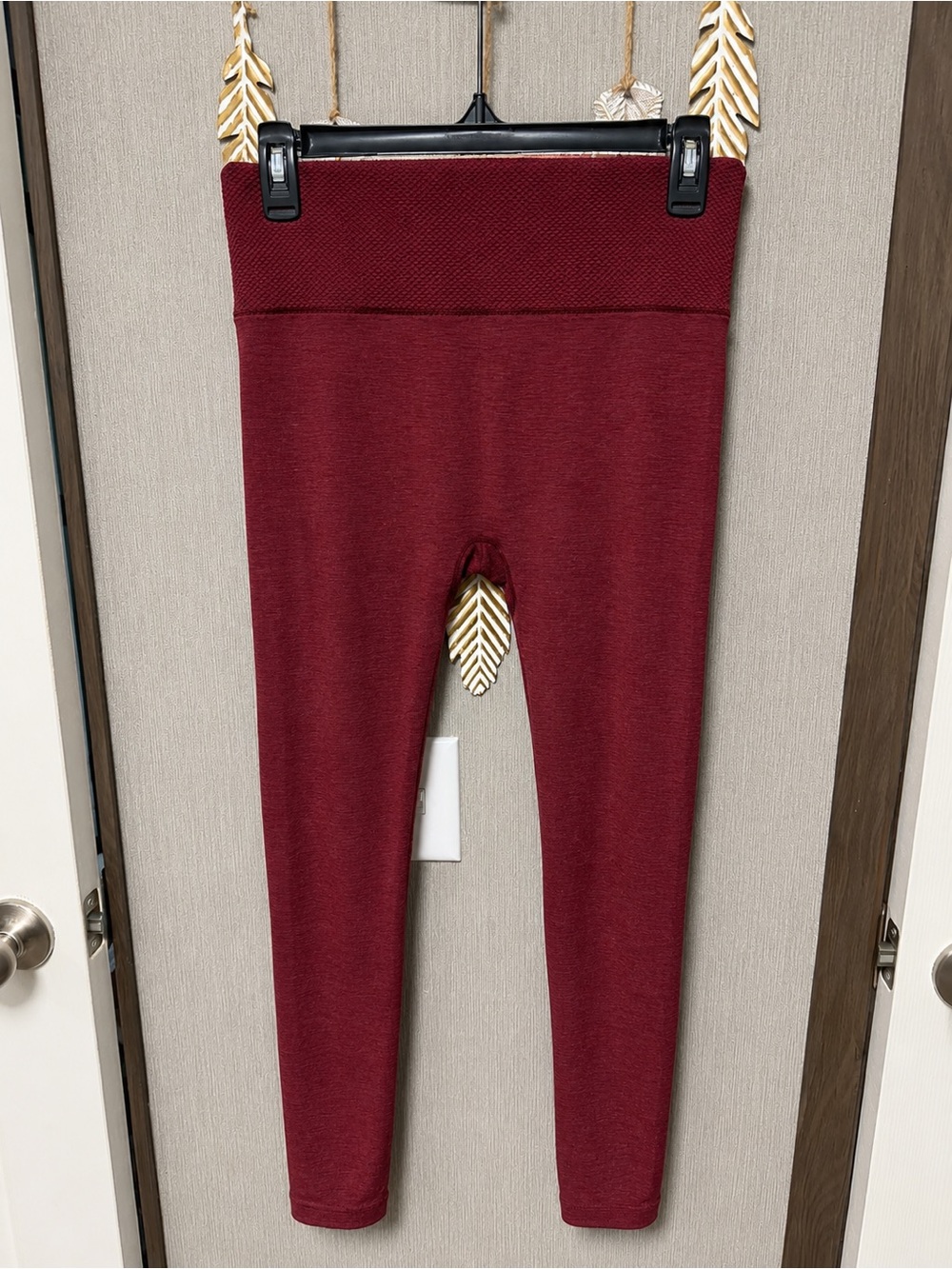 Wonderly Deep Wine High-Waist Thermal Leggings